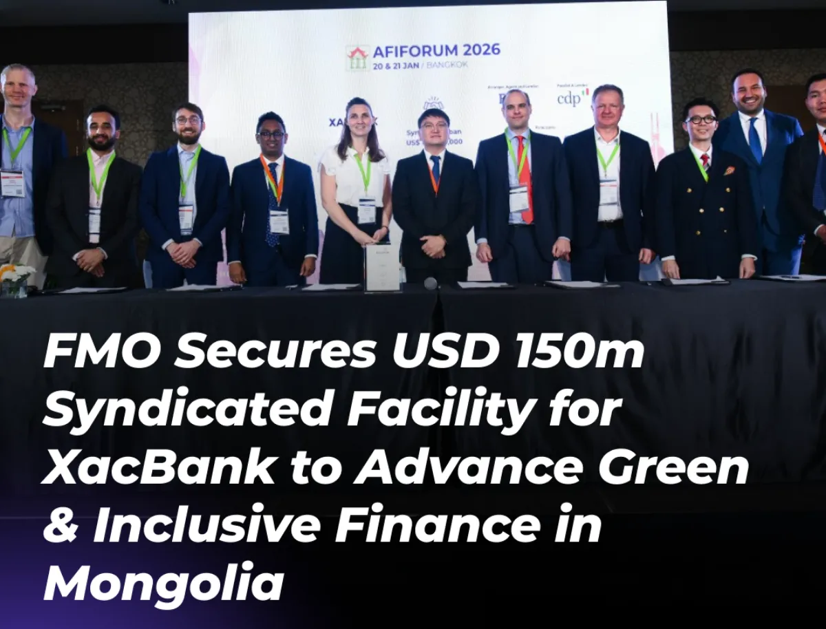 FMO Mobilizes USD 150 Million to Strengthen Green Finance in Mongolia